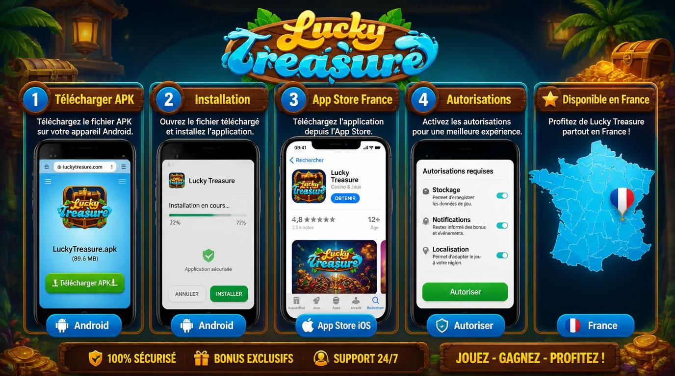 Application mobile montrant lâinstallation de lâappli sur Android et iPhone