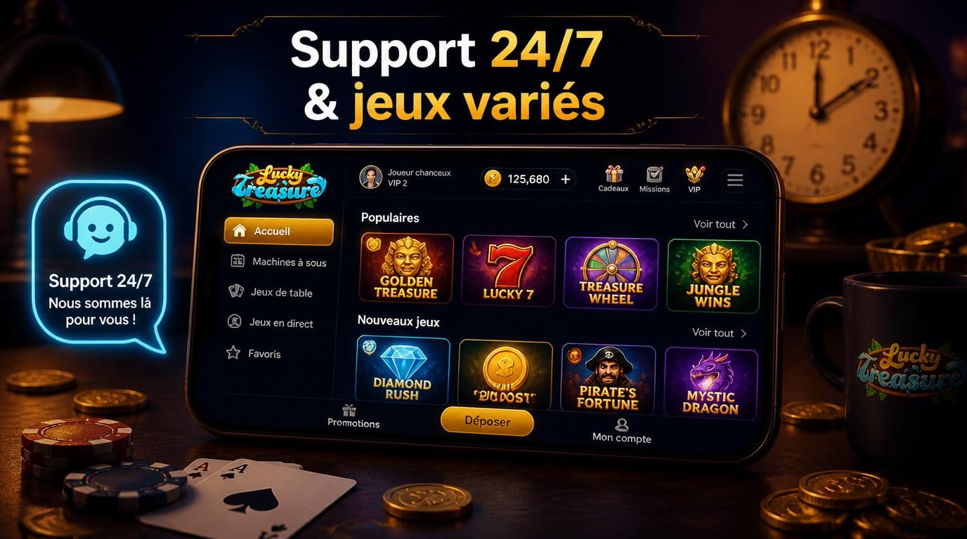 interface nuit variete jeux support actif