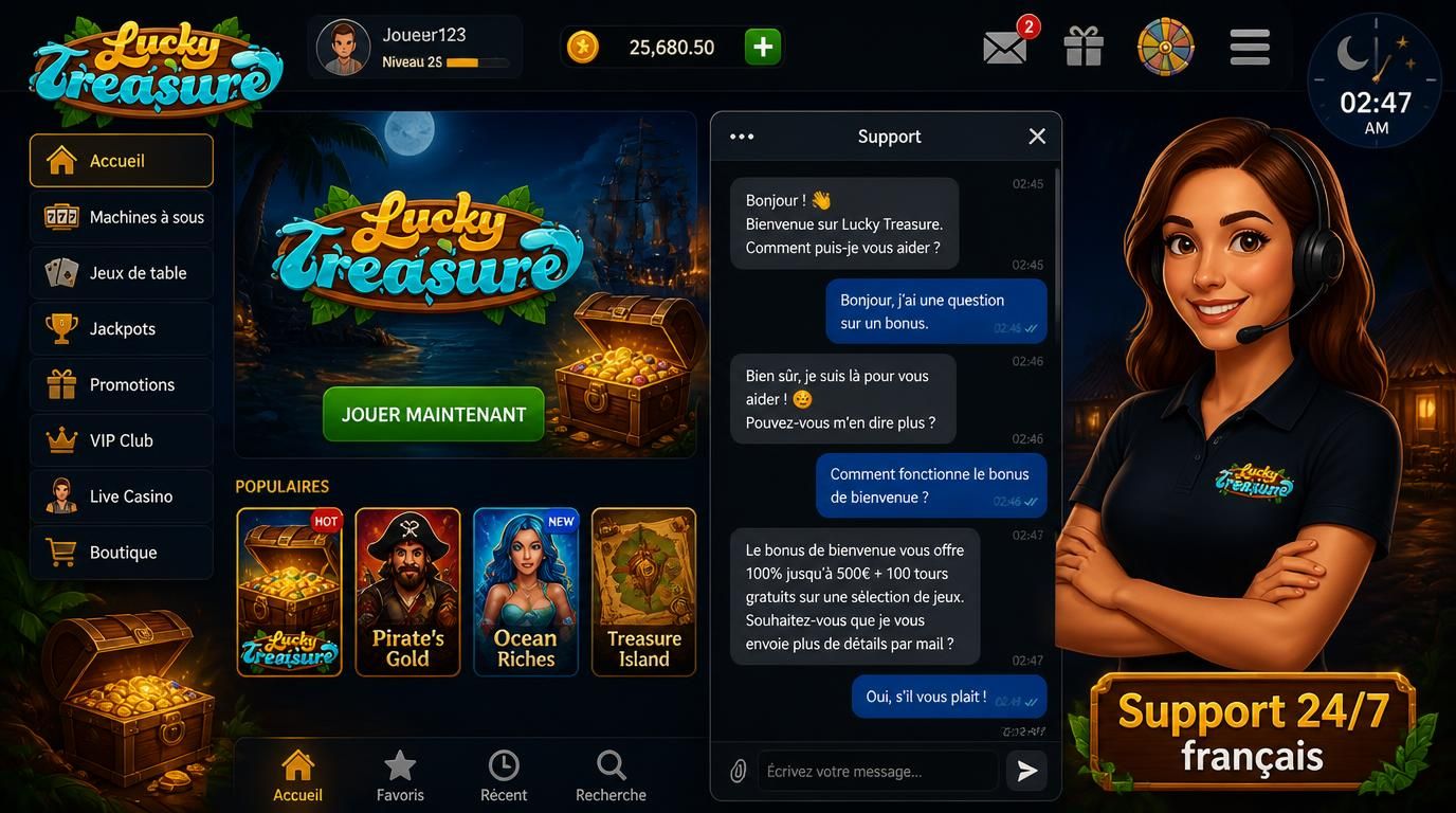 support client chat en direct